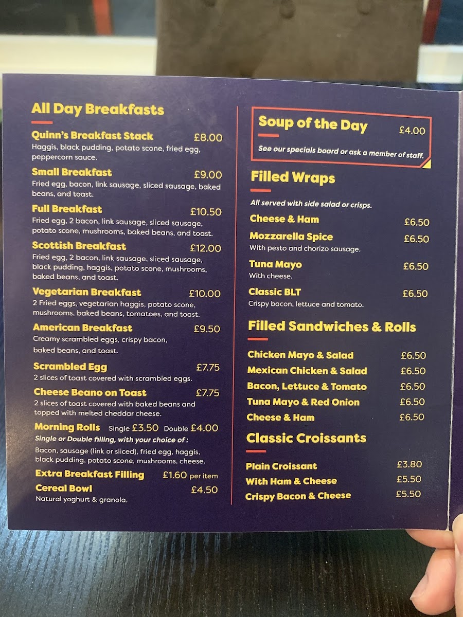 Menu Quinn’S Cafe-6